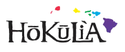 Hokulia shave ice logo